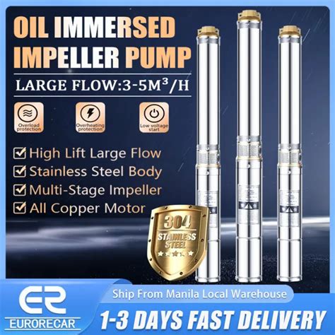eurorecar water pump|EURORECAR DEEP WELL SUBMERSIBLE PUMP 2.5Inch .